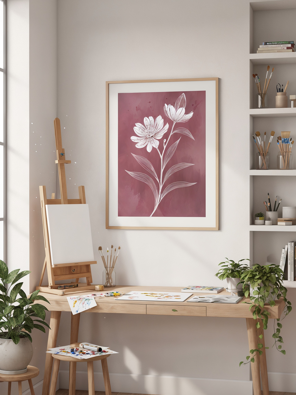 Botanical Blush Flower