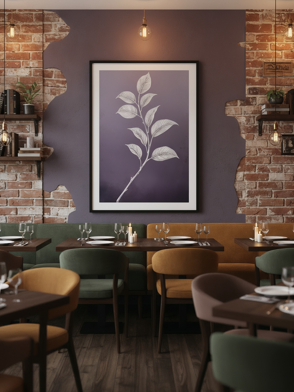 Monochrome Botanical Stem