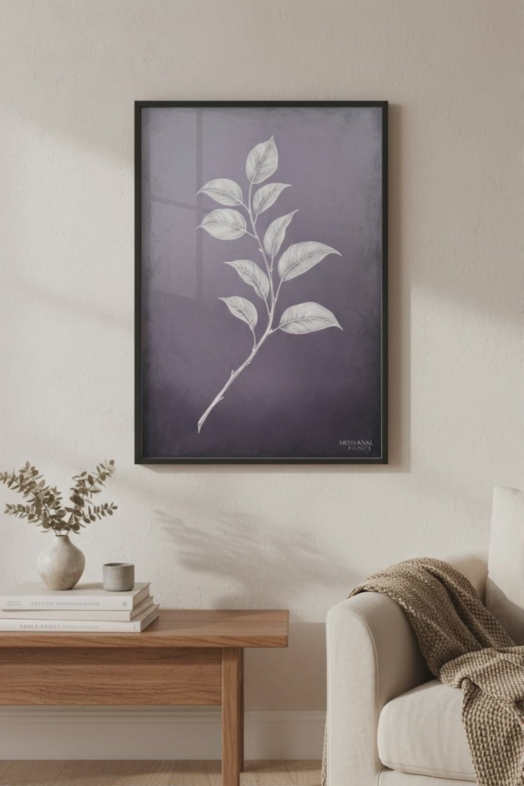 Monochrome Botanical Stem